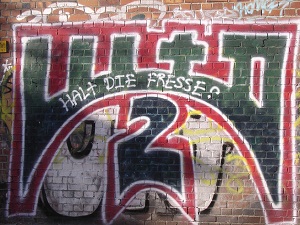 halt die fresse